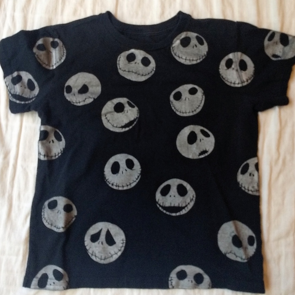 Disney Store Jack Skellington Faces Shirt Size XL - Picture 1 of 7